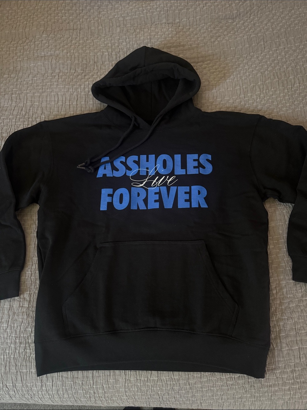 A$$holes Live Forever Logo Hoodie Sweatshirt